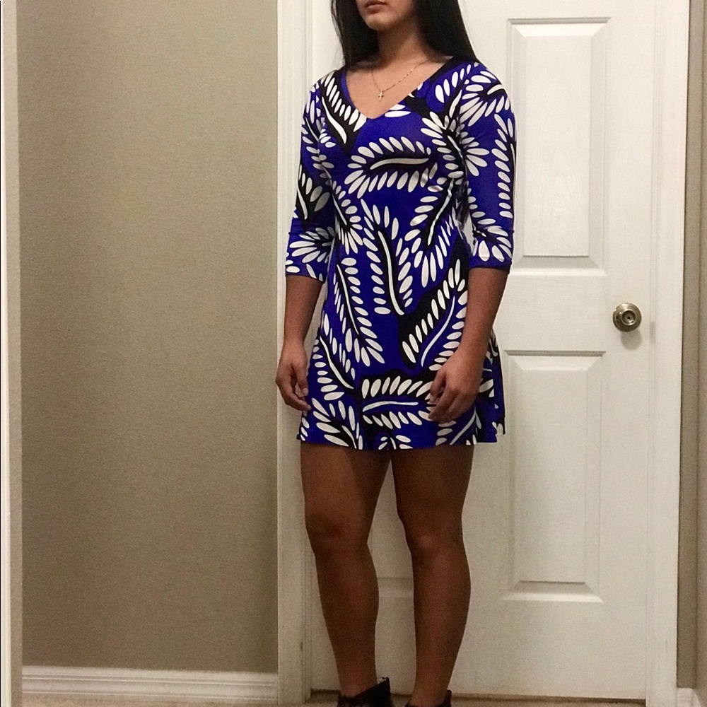DVF Kaden Silk Jersey, Riveria Buds Tunic Dress
